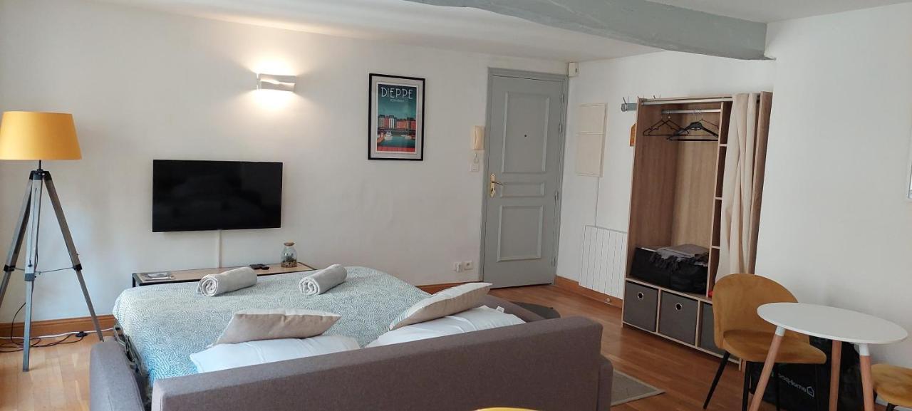 Beau Studio Cosy Calme En Face Du Port Sur Le Quai Apartment ดิเอป ภายนอก รูปภาพ