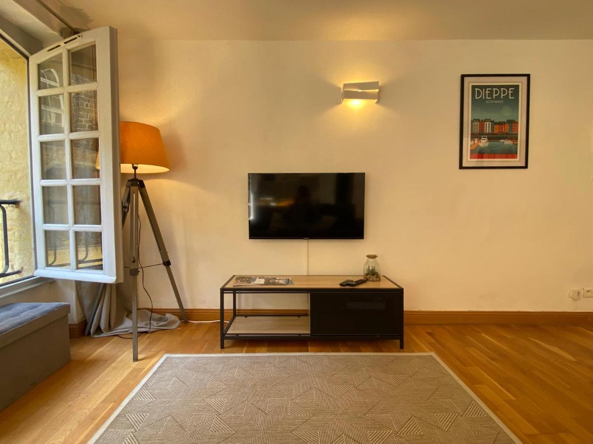 Beau Studio Cosy Calme En Face Du Port Sur Le Quai Apartment ดิเอป ภายนอก รูปภาพ